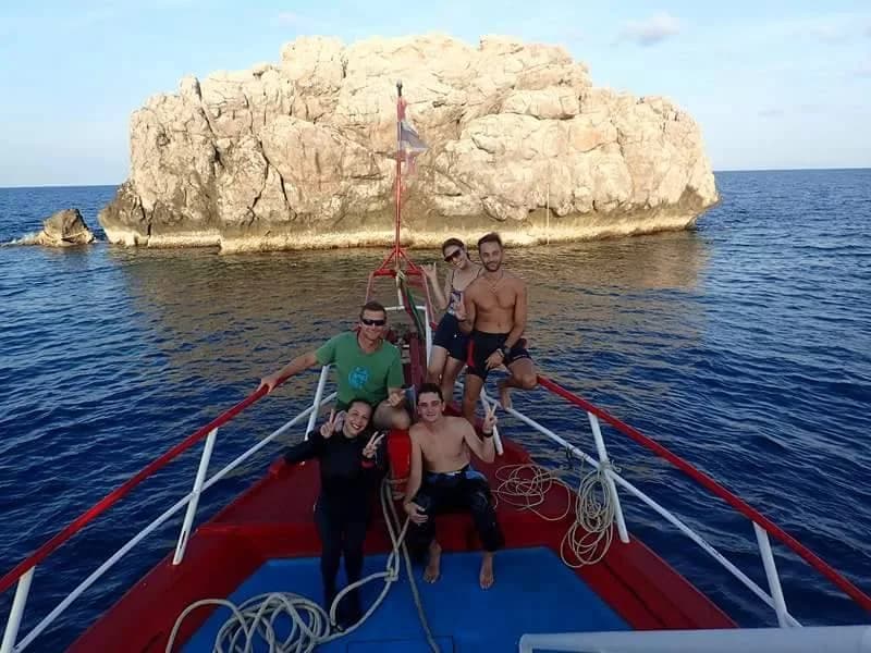 The Diver's Boat