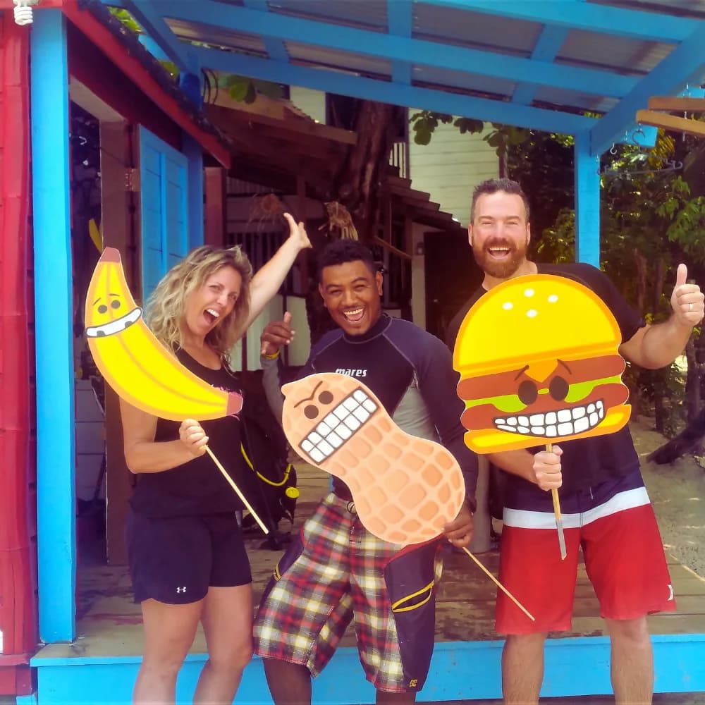 Banana Nut Burgers Dive Shop, Sarah