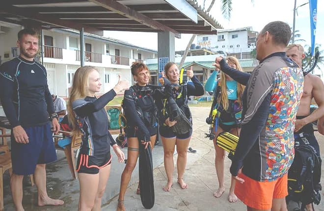 Blue deep diving centre