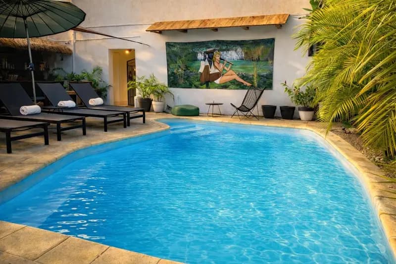 Sous le Badamier Quiet Boutique Hotel with Pool near Grand Baie