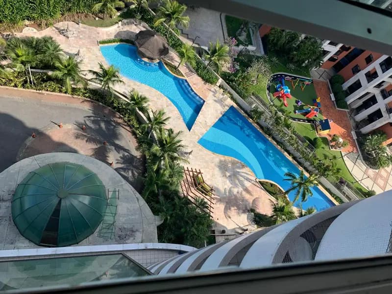 Lindo Flat na Barra da Tijuca com vista para o mar