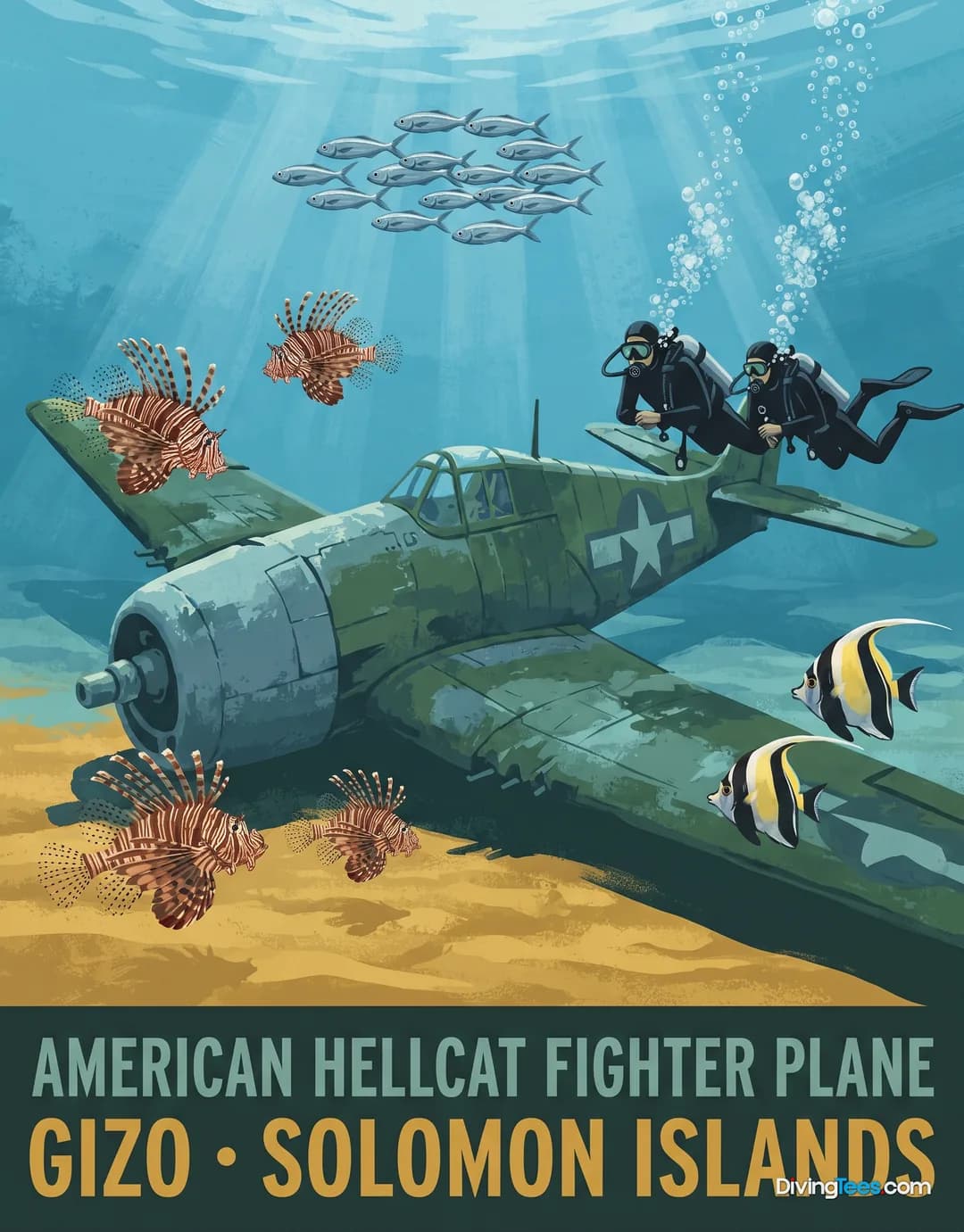 American Hellcat Fighter Plane
