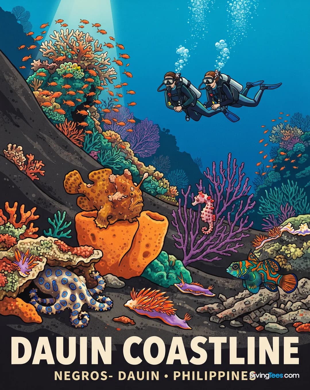 Dauin coastline