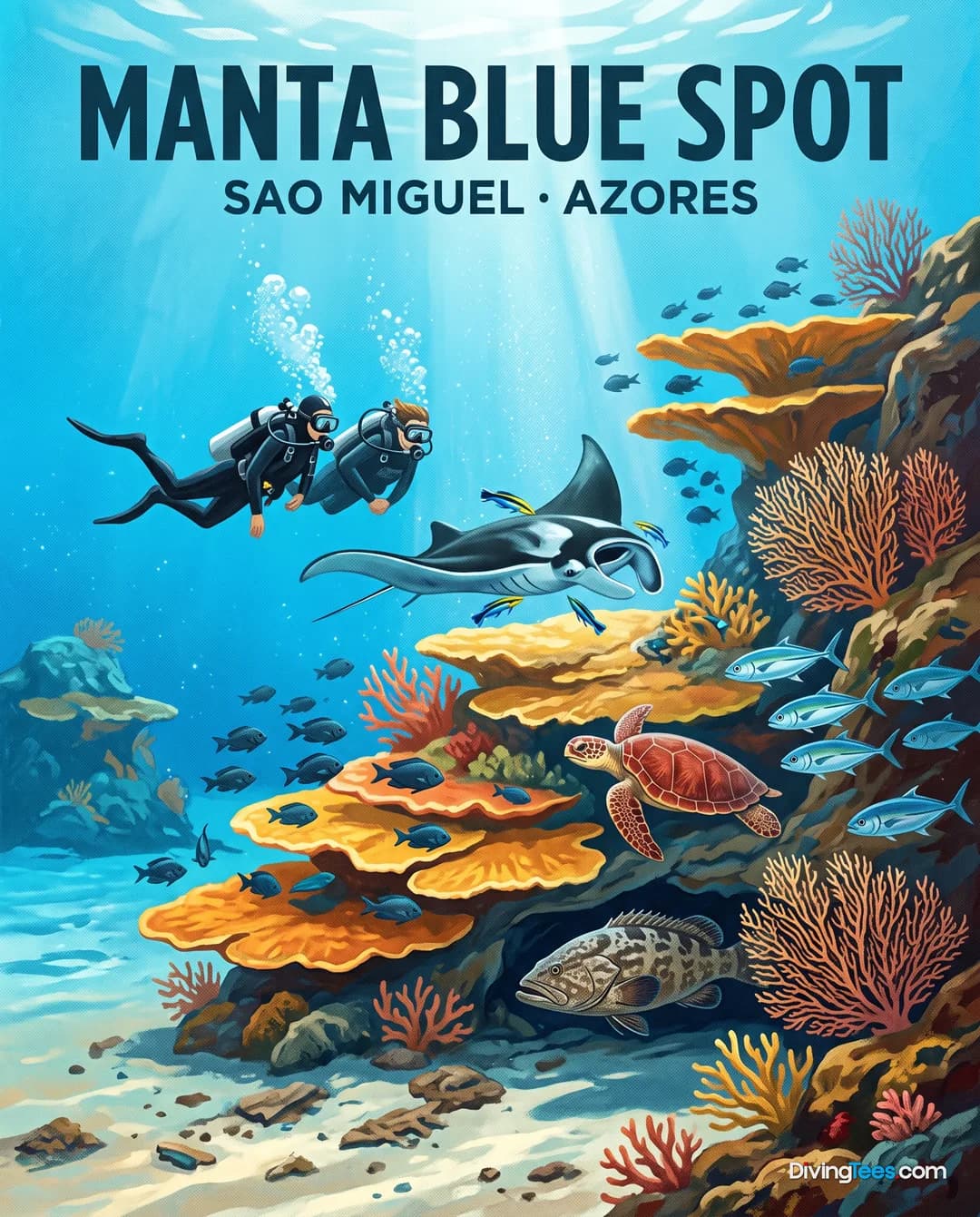 Manta Blue Spot