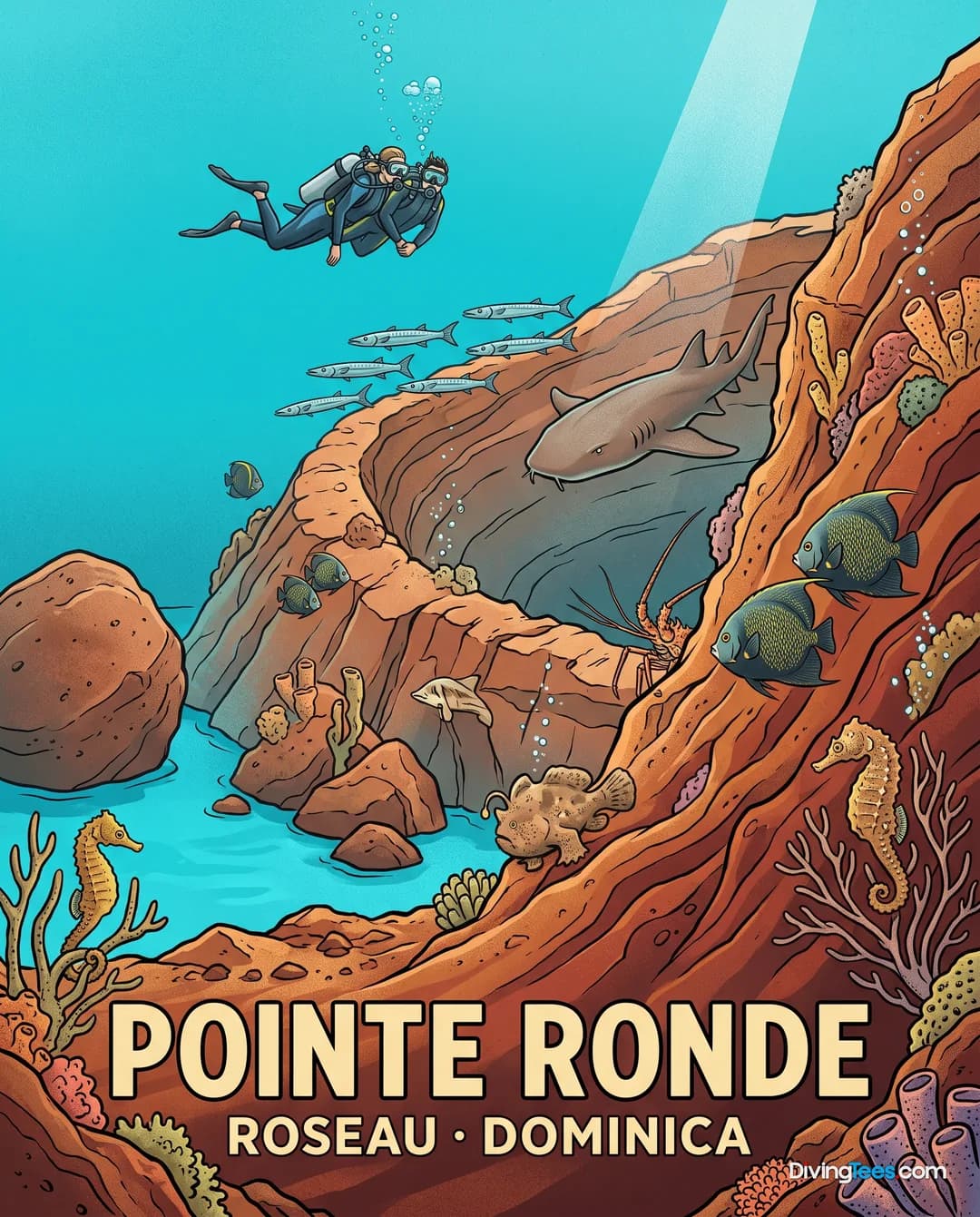 Pointe Ronde and the Craters